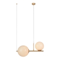 Zambelis 1997 - Candelabro suspenso 2xE27/15W/230V dourada