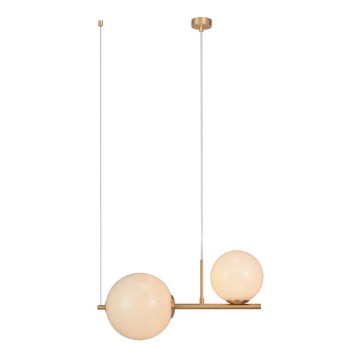 Zambelis 1997 - Candelabro suspenso 2xE27/15W/230V dourada