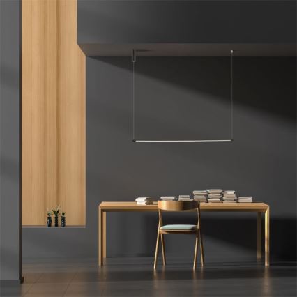 Zambelis 20119 - Candelabro suspenso LED LED/20W/230V preto