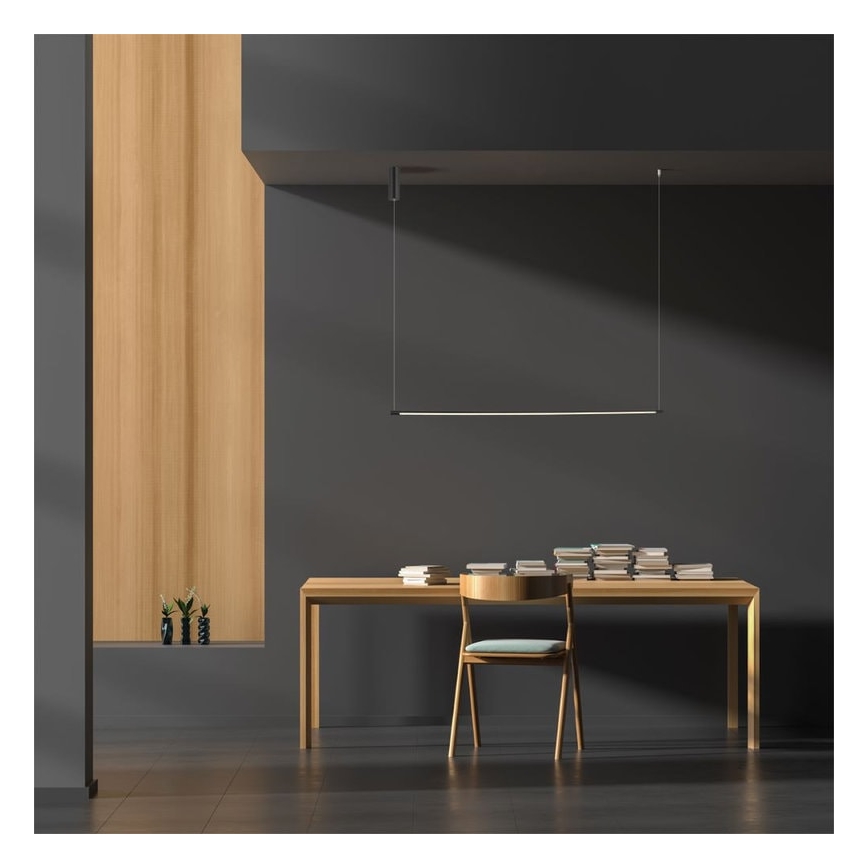 Zambelis 20119 - Candelabro suspenso LED LED/20W/230V preto