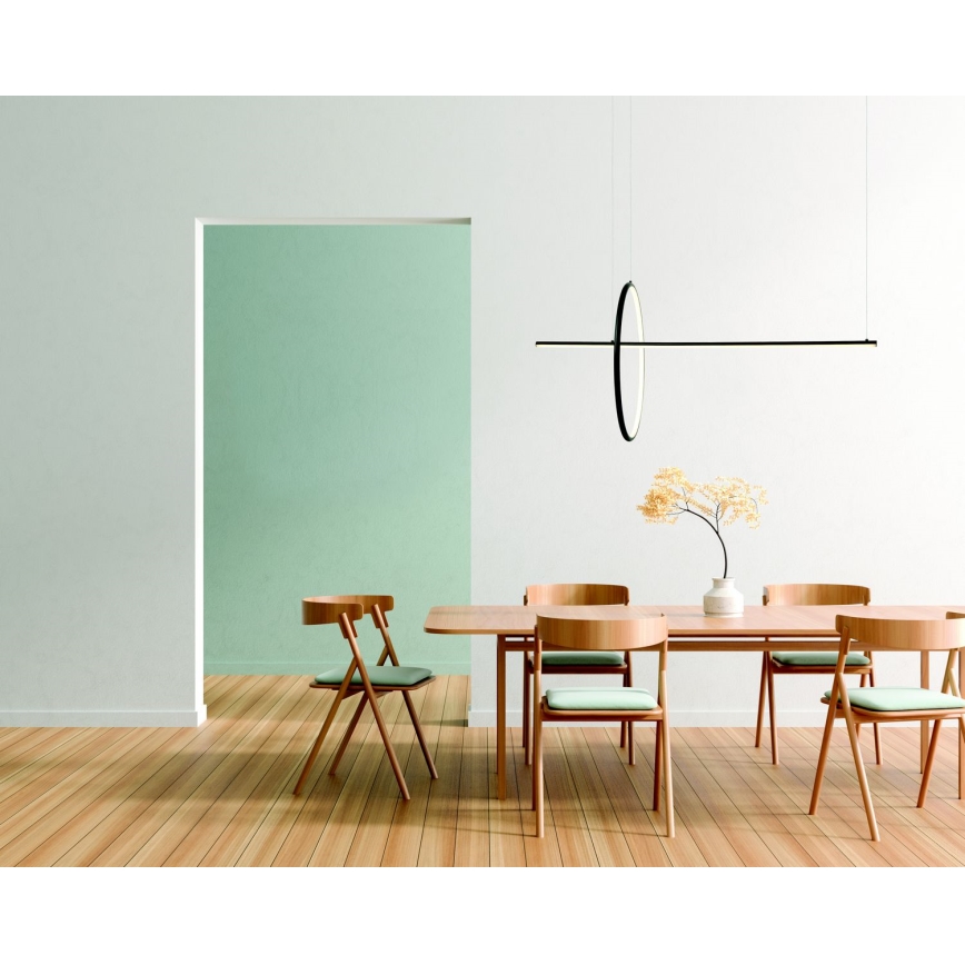 Zambelis 20128 - Lustre LED regulável em cabo LED/48W/230V