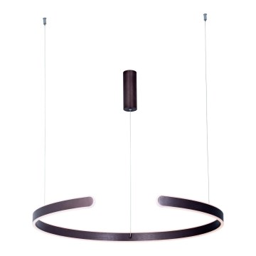 Zambelis 2013 - Candelabro suspenso LED com regulação LED/40W/230V castanho