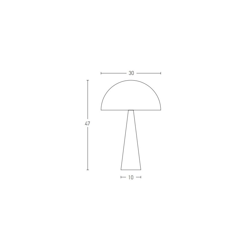 Zambelis 20210 - Candeeiro de mesa 1xE27/25W/230V preto