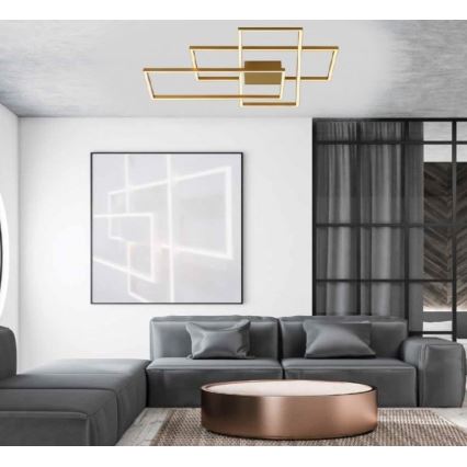 Zambelis 2022 - Candelabro integrado LED com regulação LED/55W/230V dourada