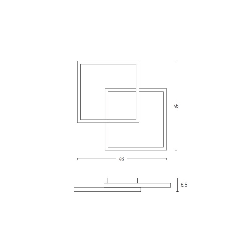 Zambelis 2026 - Candelabro integrado LED com regulação LED/25W/230V preto