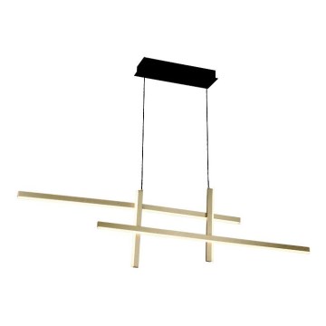 Zambelis 22022 - Candelabro suspenso LED com regulação LED/41W/230V dourada