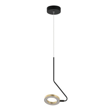 Zambelis 22045 - Candelabro suspenso LED com regulação LED/7W/230V CRI90 preto
