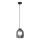Zambelis 22051 - Candeeiro pendente com cabo 1xG9/5W/230V, Ø 18 cm, preto