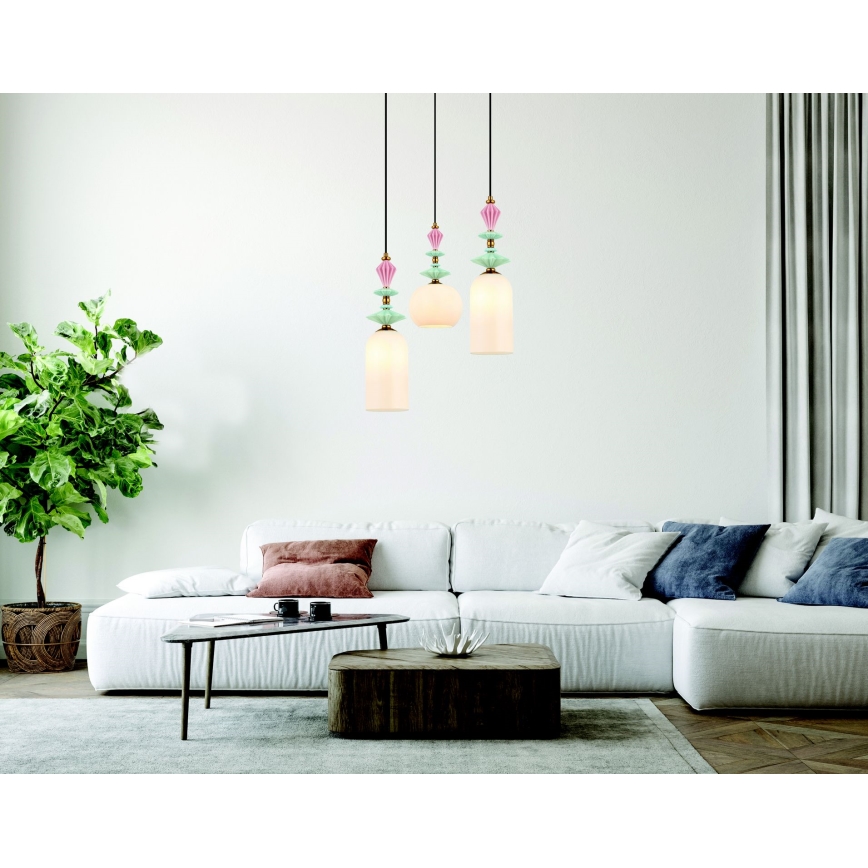 Zambelis 22079 - Candelabro suspenso 1xE27/40W/230V