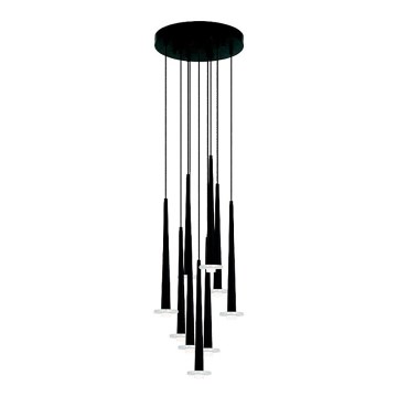 Zambelis 22113 - Lustre LED dimmerizável com cabo 9xLED/3W/230V CRI90 preto