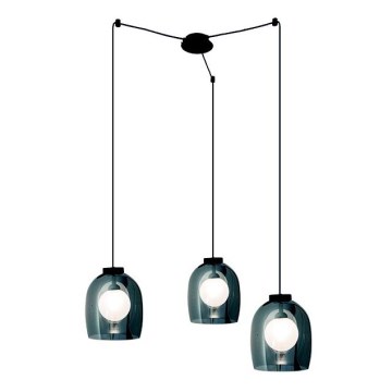 Zambelis 22145 - Candeeiro suspenso 3xG9/5W/230V aranha preto