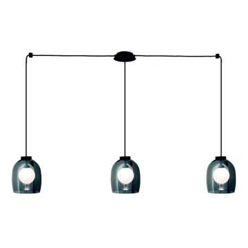 Zambelis 22146 - Candeeiro suspenso 3xG9/5W/230V aranha preto
