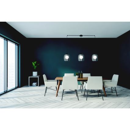 Zambelis 22146 - Candeeiro suspenso 3xG9/5W/230V aranha preto