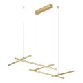 Zambelis 22242 - Candelabro suspenso LED com regulação LED/50W/230V dourada