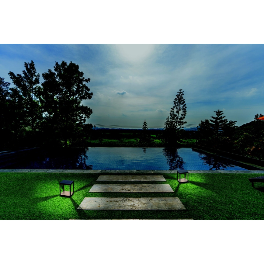 Zambelis E203 - Candeeiro exterior LED LED/7W/230V IP54 antracite