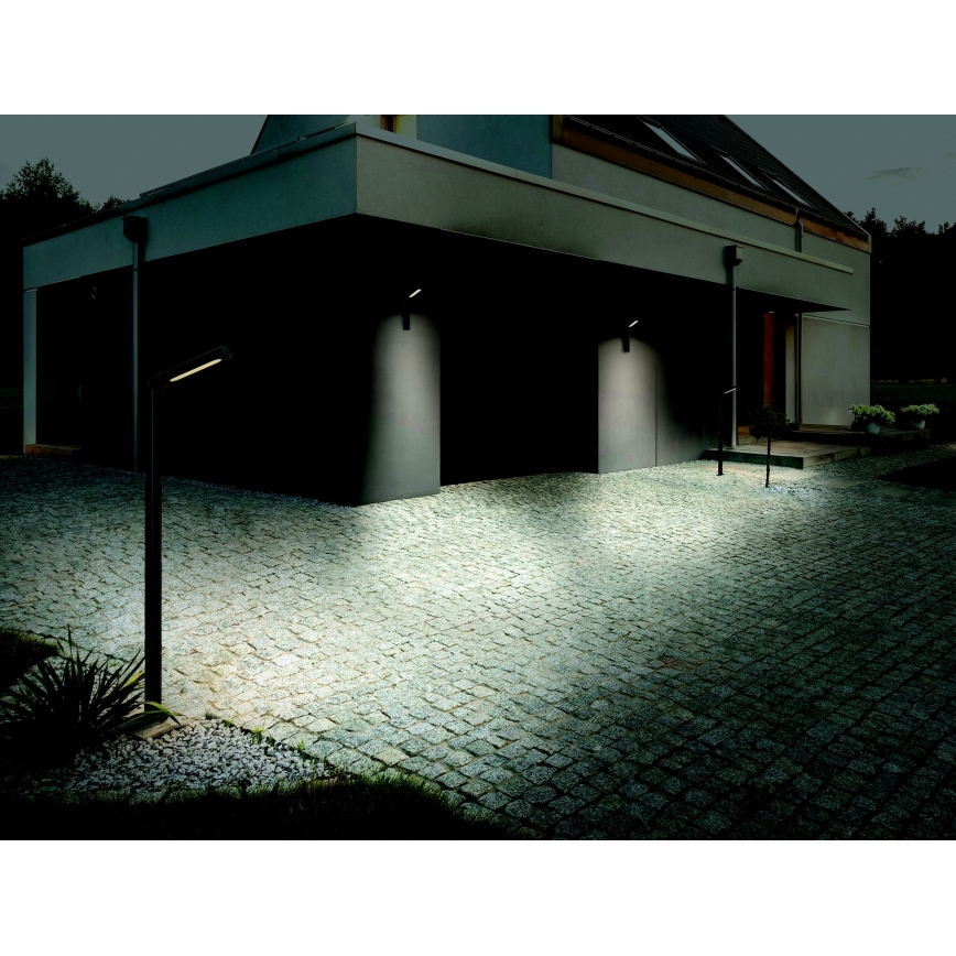 Zambelis E206 - Candeeiro exterior LED LED/10W/230V IP54 antracite