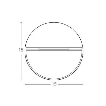 Zambelis E242-G - Iluminação para escadas exteriores LED LED/6W/230V IP65 antracite