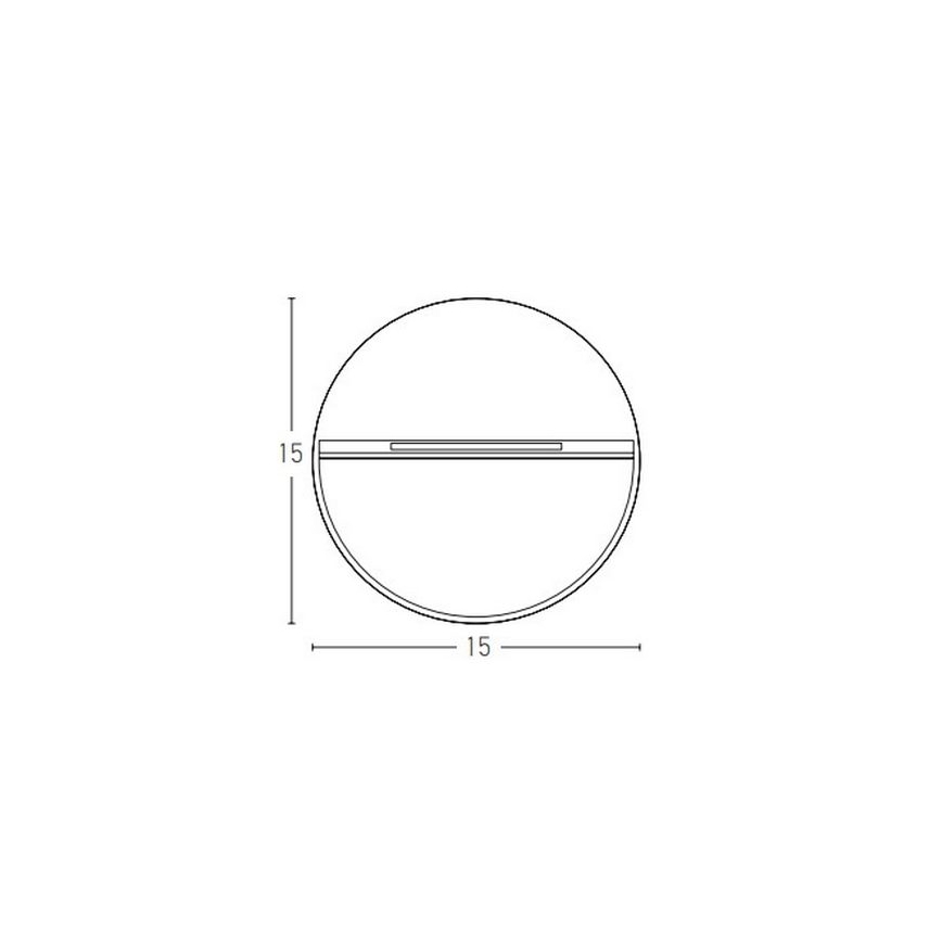 Zambelis E242-G - Iluminação para escadas exteriores LED LED/6W/230V IP65 antracite