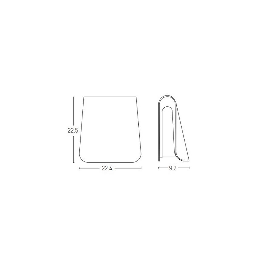 Zambelis E245 - Luminária de parede LED para exterior LED/6W/230V IP54 antracite