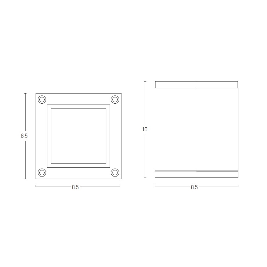 Zambelis E269 - Foco exterior 1xGU10/35W/230V IP65 antracite