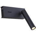 Zambelis H75 - Iluminação de parede LED LED/3W/230V USB preto