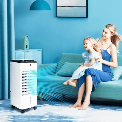 ZEVENTI - Arrefecedor de ar ARCTIC 60W/230V preto/branco + controlo remoto