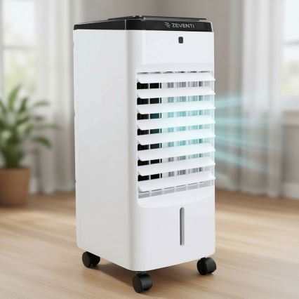 ZEVENTI - Arrefecedor de ar ARCTIC 60W/230V preto/branco + controlo remoto