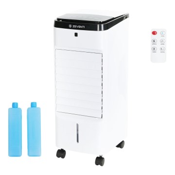 ZEVENTI - Arrefecedor de ar ARCTIC 60W/230V preto/branco + controlo remoto
