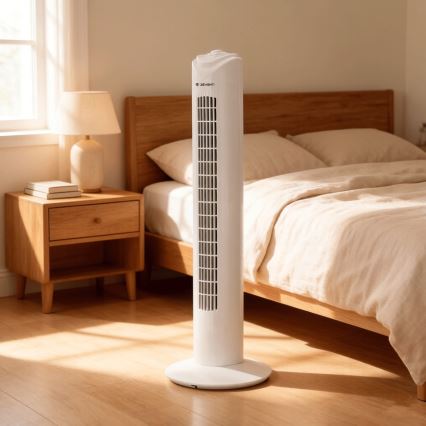 ZEVENTI - Ventilador de torre FLOW 45W/230V branco