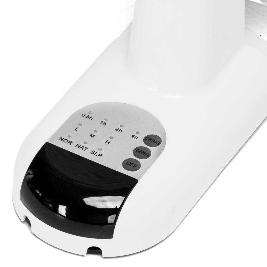 ZEVENTI - Ventilador de parede FANNY 45W/230V Ø 41 cm branco + controlo remoto