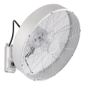 ZEVENTI - Ventilador de parede FANNY 50W/230V, cromado mate + controlo remoto
