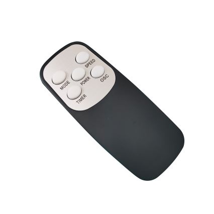 ZEVENTI - Ventilador de parede FANNY 50W/230V Ø 45 cm preto + controlo remoto