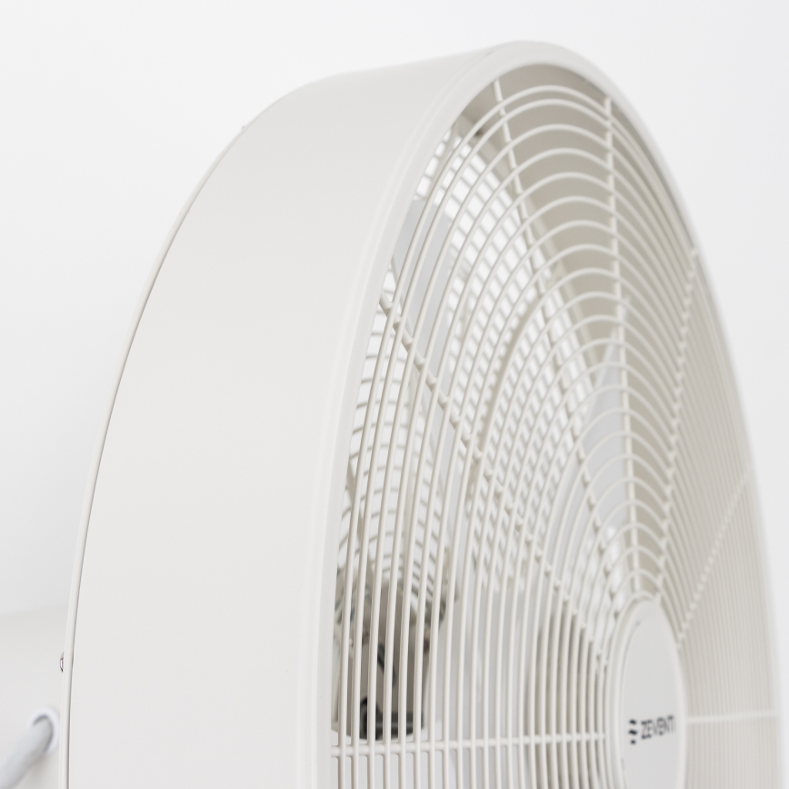 ZEVENTI - Ventilador de parede FREEZE 50W/230V Ø 45 cm branco + comando remoto