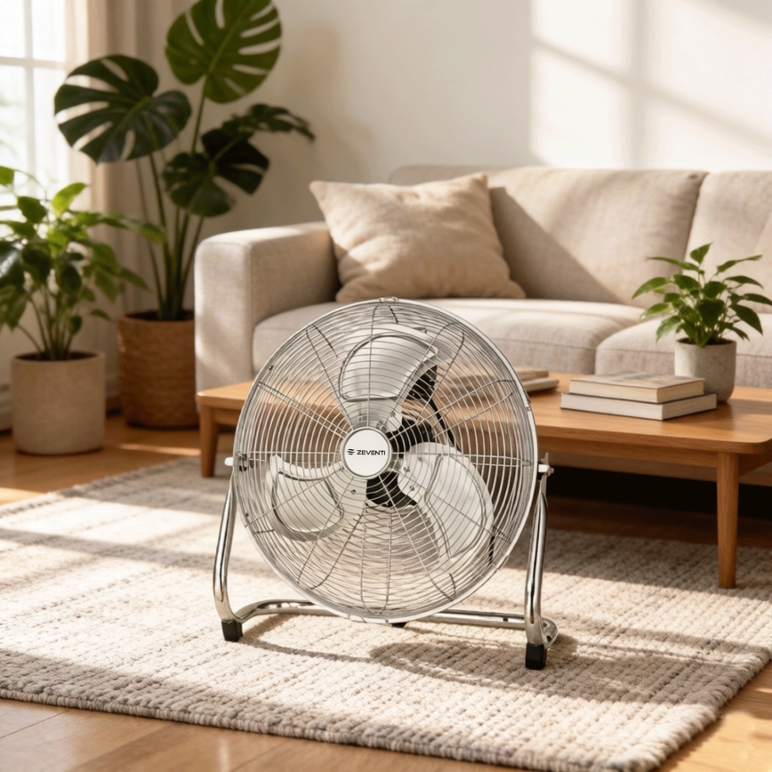 ZEVENTI - Ventilador de pé FLOW 100W/230V