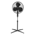 ZEVENTI - Ventilador de pé FLOW 40W/230V 120 cm preto