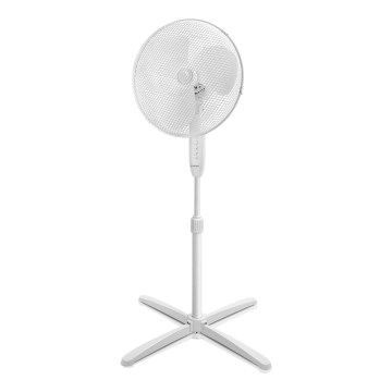 ZEVENTI - Ventilador de pé FLOW 40W/230V 123 cm branco