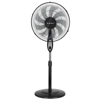 ZEVENTI - Ventilador de pé FLOW 55W/230V 130 cm preto + controlo remoto