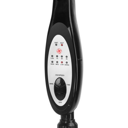 ZEVENTI - Ventilador de pé FLOW 55W/230V 130 cm preto + controlo remoto