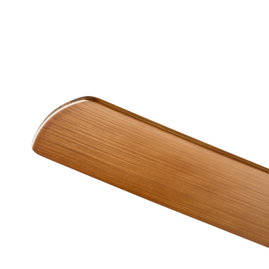 ZEVENTI - Ventilador de teto LED BARROSA LED/18W/230V 3000/4000/6000K Wi‑Fi Tuya castanho + controlo remoto