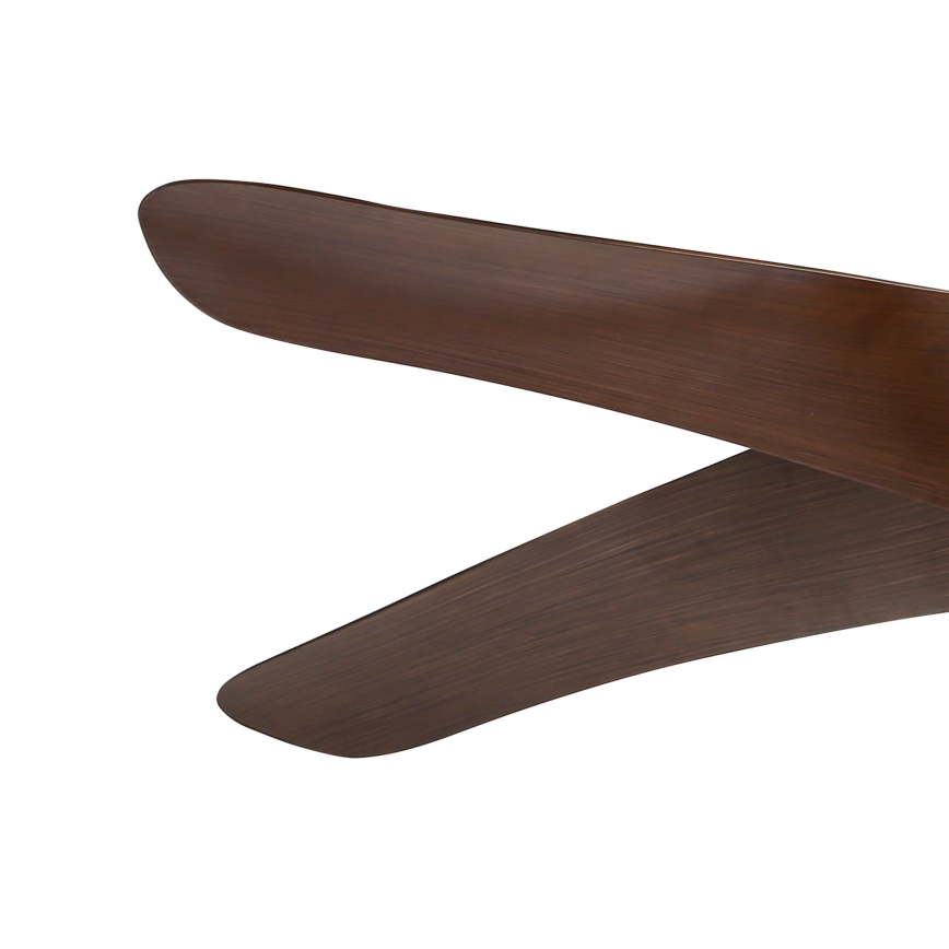 ZEVENTI - Ventilador de teto LED LUCCA LED/18W/230V 3000/4000/6000K Wi-Fi Tuya castanho + comando remoto