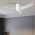 ZEVENTI - Ventilador de teto BARROSA LED/18W/230V 3000/4000/6000K Wi-Fi Tuya branco + controlo remoto