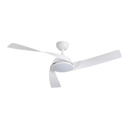 ZEVENTI - Ventilador de teto LED regulável AERYS LED/24W/230V 3000/4000/6000K Wi-Fi Tuya branco + controlo remoto