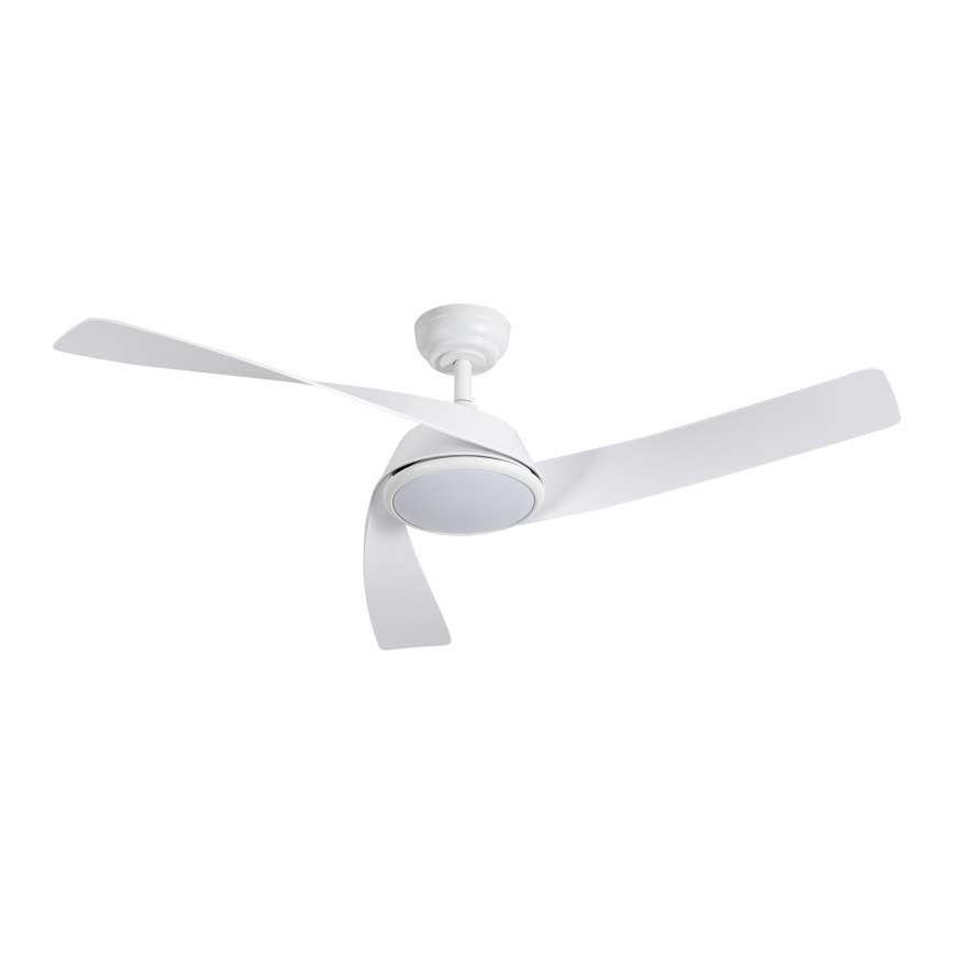 ZEVENTI - Ventilador de teto LED regulável AERYS LED/24W/230V 3000/4000/6000K Wi-Fi Tuya branco + controlo remoto