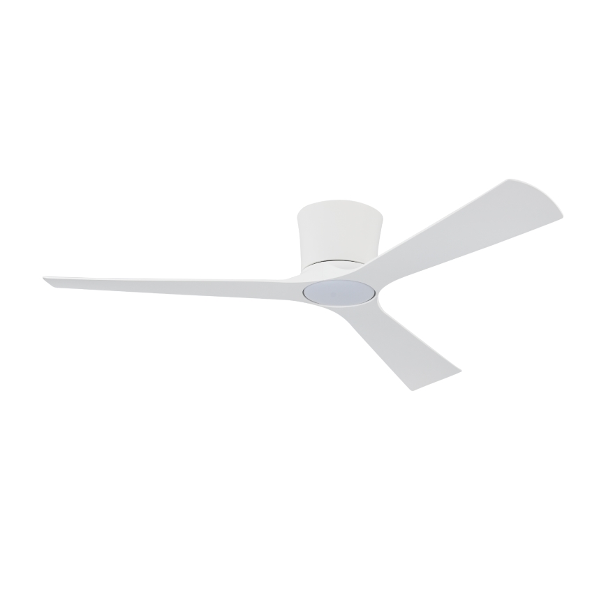 ZEVENTI - Ventilador de teto LED dimerizável AUREX LED/24W/230V 3000/4000/6000K Wi‑Fi Tuya branco + comando remoto