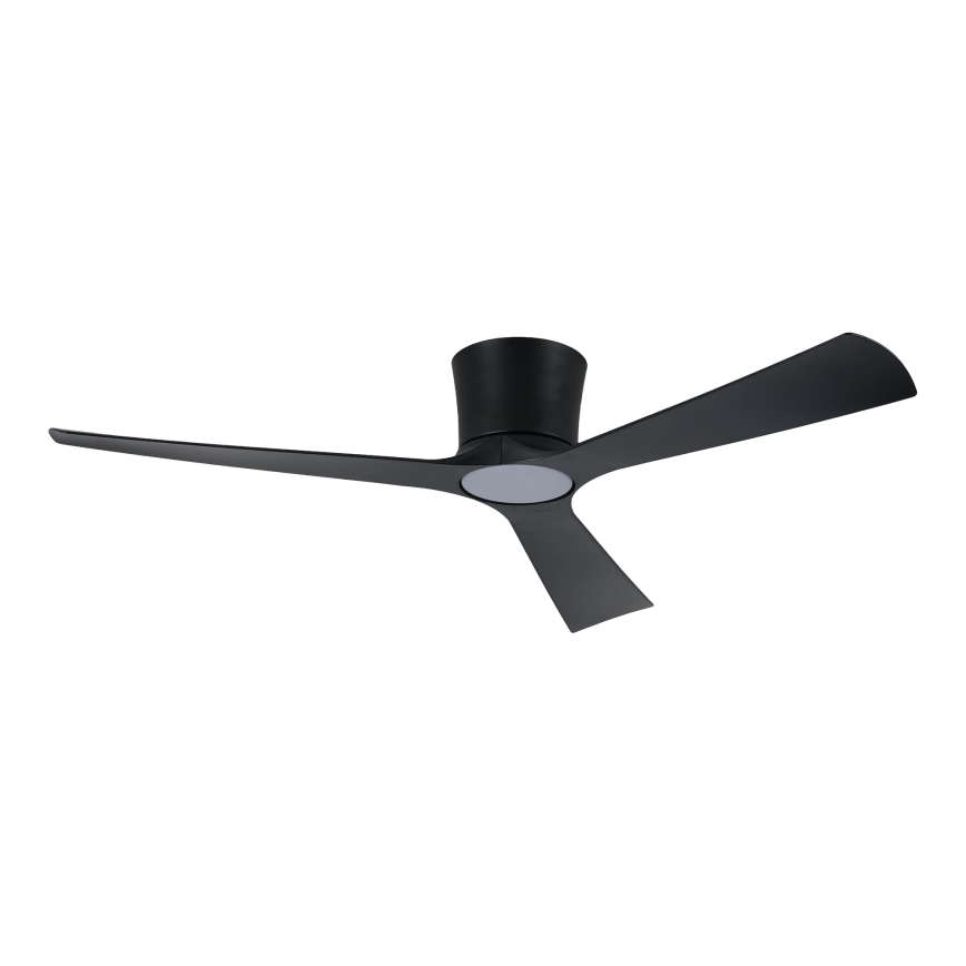 ZEVENTI - Ventilador de teto LED regulável AUREX LED/24W/230V 3000/4000/6000K Wi-Fi Tuya preto + controlo remoto