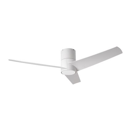 ZEVENTI - Ventilador de teto LED BARROSA LED/18W/230V 3000/4000/6000K Wi-Fi Tuya branco + controlo remoto