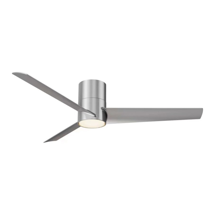 ZEVENTI - Ventilador de tecto LED BARROSA LED/18W/230V 3000/4000/6000K Wi-Fi Tuya cromo fosco + controlo remoto