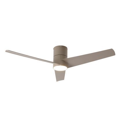ZEVENTI - Ventilador de teto LED BARROSA LED/18W/230V 3000/4000/6000K Wi-Fi Tuya bege + controlo remoto