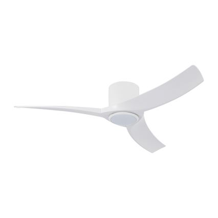 ZEVENTI - Ventilador de teto LED dimerizável ORBITO LED/24W/230V 3000/4000/6000K Wi-Fi Tuya branco + controlo remoto