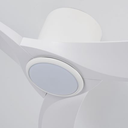 ZEVENTI - Ventilador de teto LED dimerizável ORBITO LED/24W/230V 3000/4000/6000K Wi-Fi Tuya branco + controlo remoto